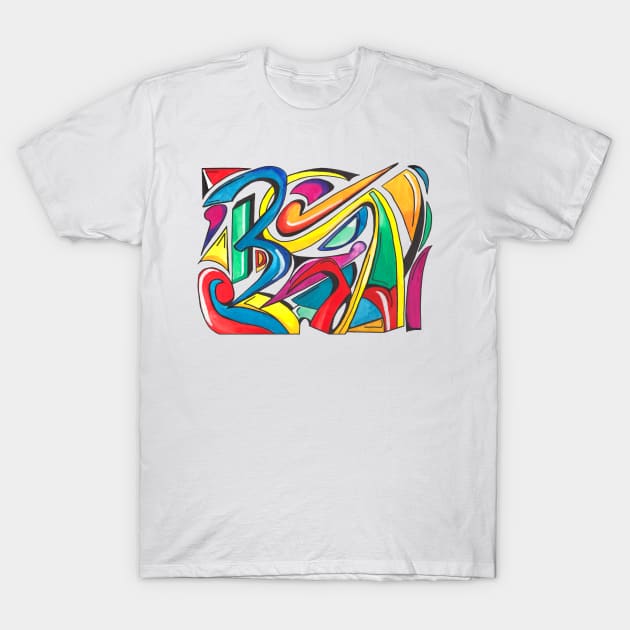 Graffiti T-Shirt by Claudia-Brueggen